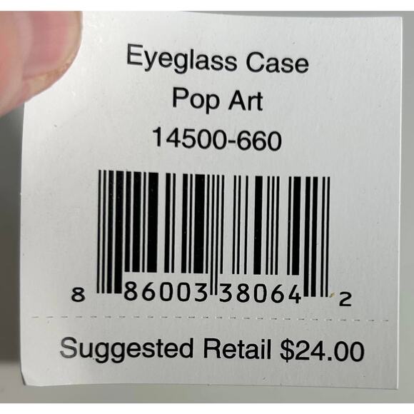 Vera Bradley POP ART Eyeglass Case Magnetic Closure Colorful - Picture 4 of 4